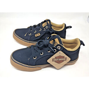 Harley-Davidson Women's Torland Sneaker Black/Gum - D84434 Color BLACK 5.5